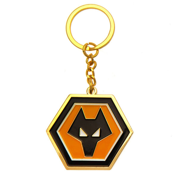 Wolverhampton Wanderers FC Crest Keyring: 1 - Keyrings By Wolverhampton Wanderers