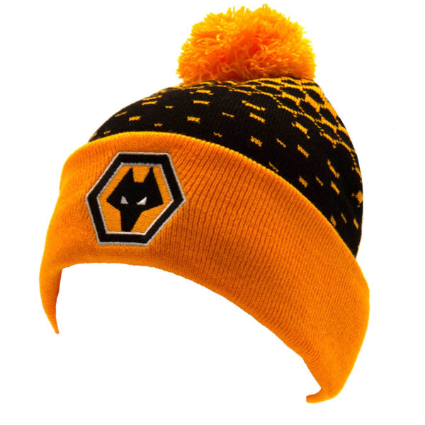 Wolverhampton Wanderers FC Fade Ski Hat: 1 - Caps & Hats By Wolverhampton Wanderers