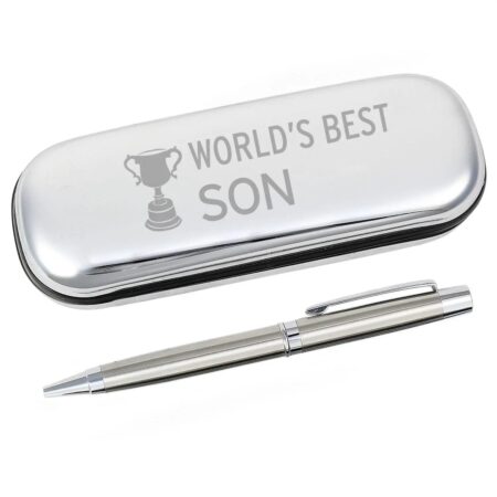 Worlds best son pen box