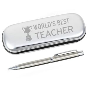 World’s Best Teacher Pen & Box: 2 - Pens & Pencils By Gift Moments