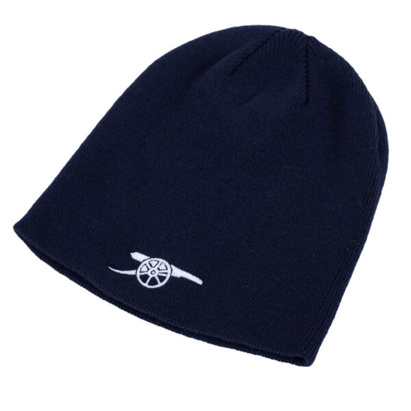 Arsenal FC Navy Cannon Beanie: 2 - Caps & Hats By Arsenal