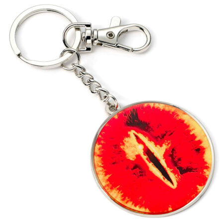 Lord rings eye sauron charm keyring