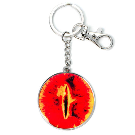 Lord rings eye sauron charm keyring