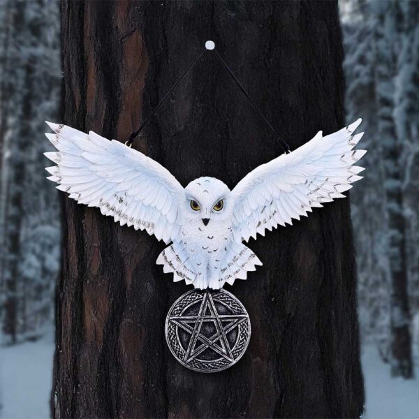 Owl Talisman Hanging Decoration: 1 - Wall Hanging Sculptures By NN Designs