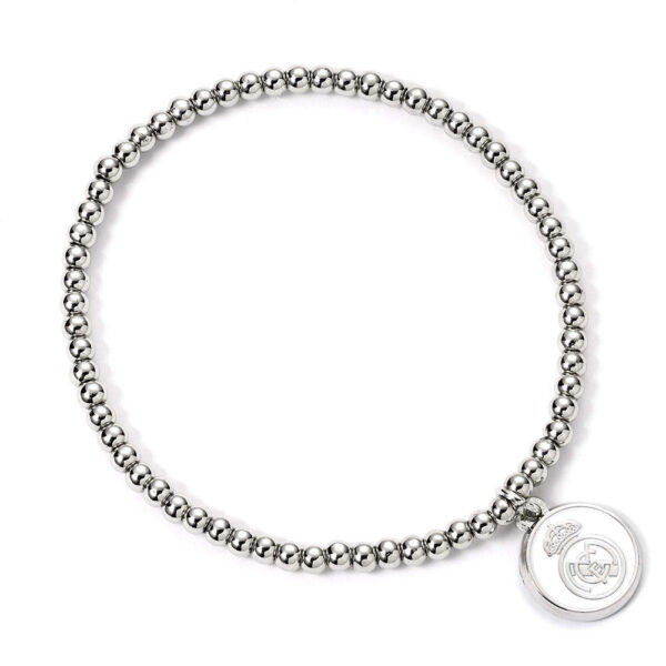 Real Madrid CF Silver Finish Bead Bracelet: 1 - Bracelets By Real Madrid