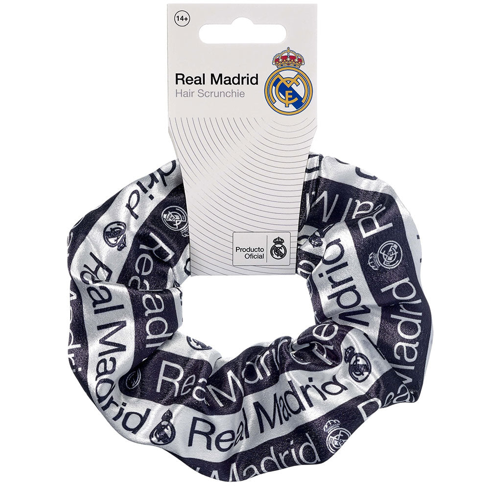 Real madrid cf text hair scrunchie