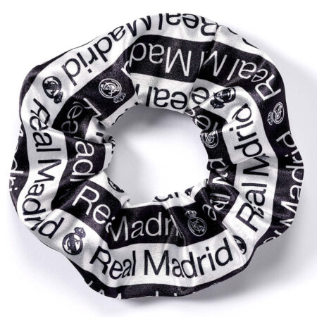 Real madrid cf text hair scrunchie