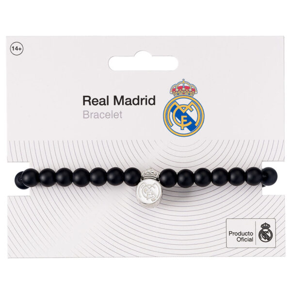 Real Madrid FC Black Bead Bracelet: 2 Bracelets By Real Madrid