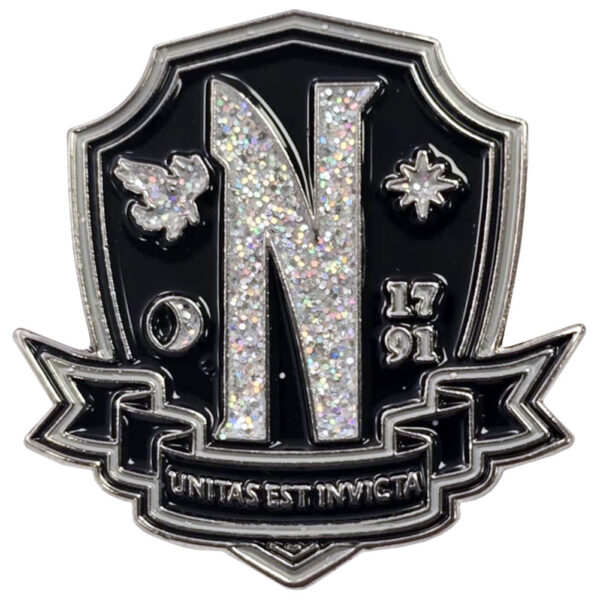 Wednesday Nevermore Pin Badge: 1 - Badges By Wednesday