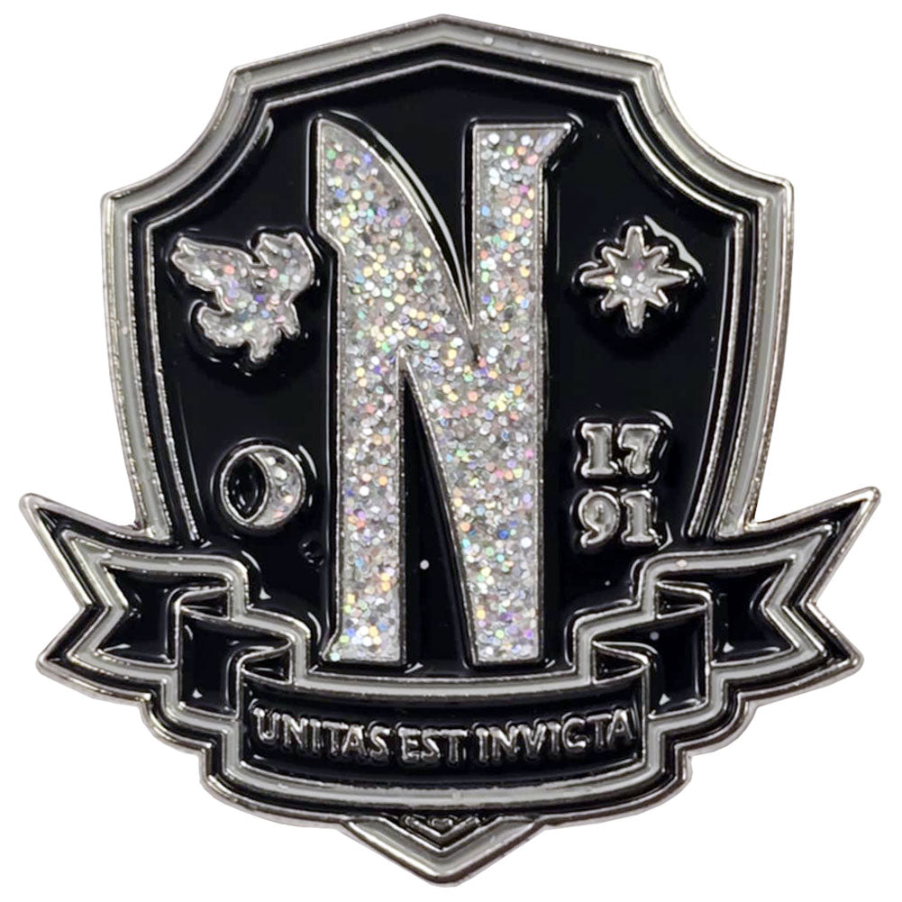 Wednesday Nevermore Pin Badge: 1 - Badges By Wednesday