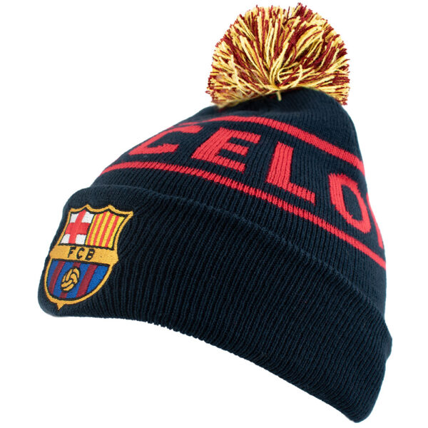 TM 06556 FC Barcelona Text Ski Hat