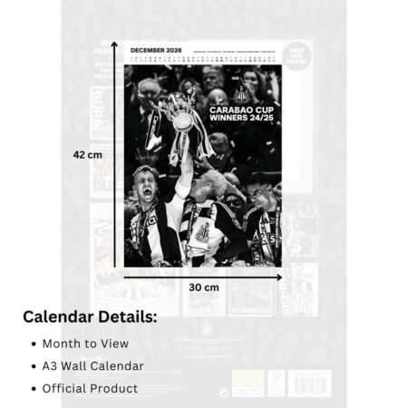 Newcastle United FC Deluxe Calendar 2026