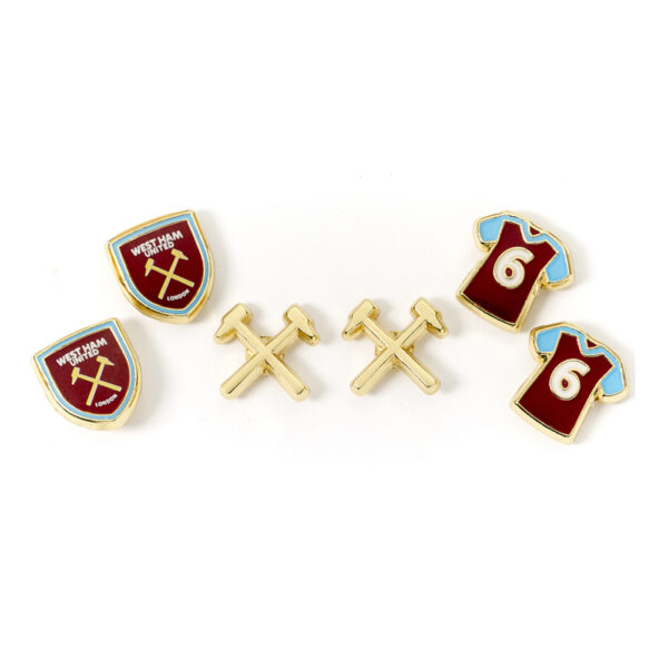 TM 07288 West Ham United FC Stud Earring Set