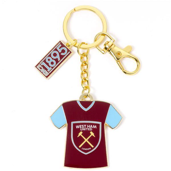 TM 07293 West Ham United FC Shirt Charm Keyring
