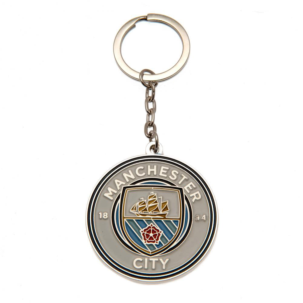 TM 06445 Manchester City FC Keyring Badge Set