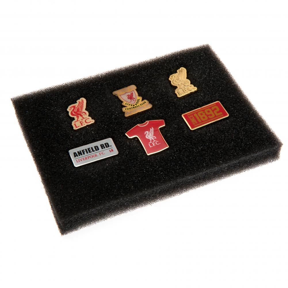 TM 06448 Liverpool FC 6pc Badge Set