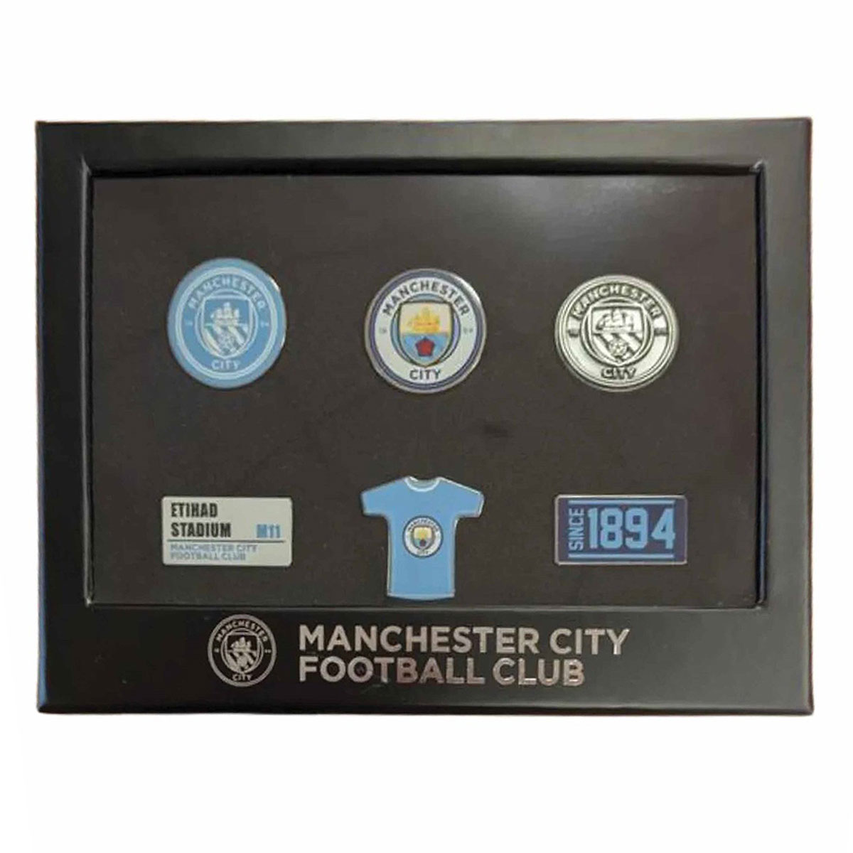 TM 06449 Manchester City FC 6pc Badge Set