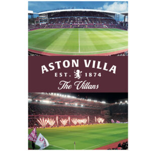TM 07257 Aston Villa FC 3D Lenticular Birthday Card
