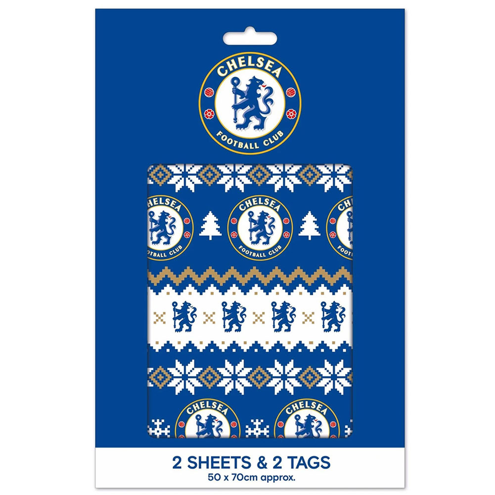 TM 07269 Chelsea FC Christmas Gift Wrap