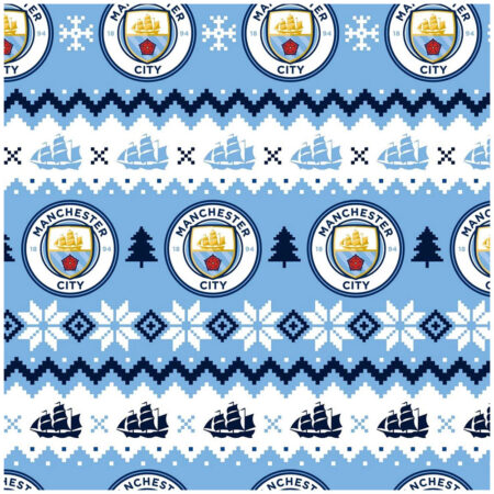 TM 07271 Manchester City FC Christmas Gift Wrap
