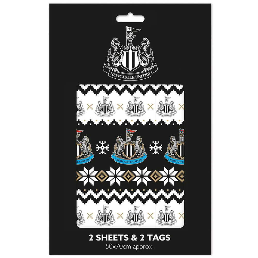 TM 07273 Newcastle United FC Christmas Gift Wrap