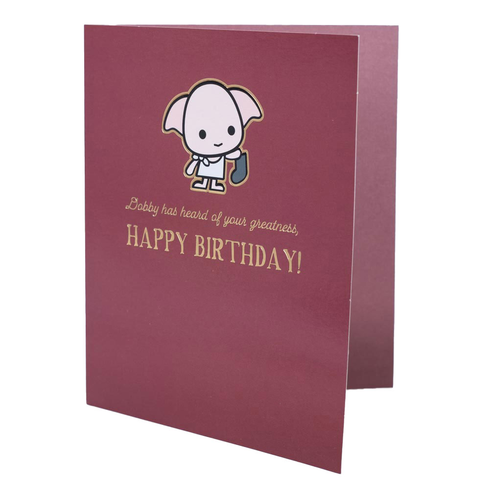 TM 07281 Harry Potter Dobby Birthday Card