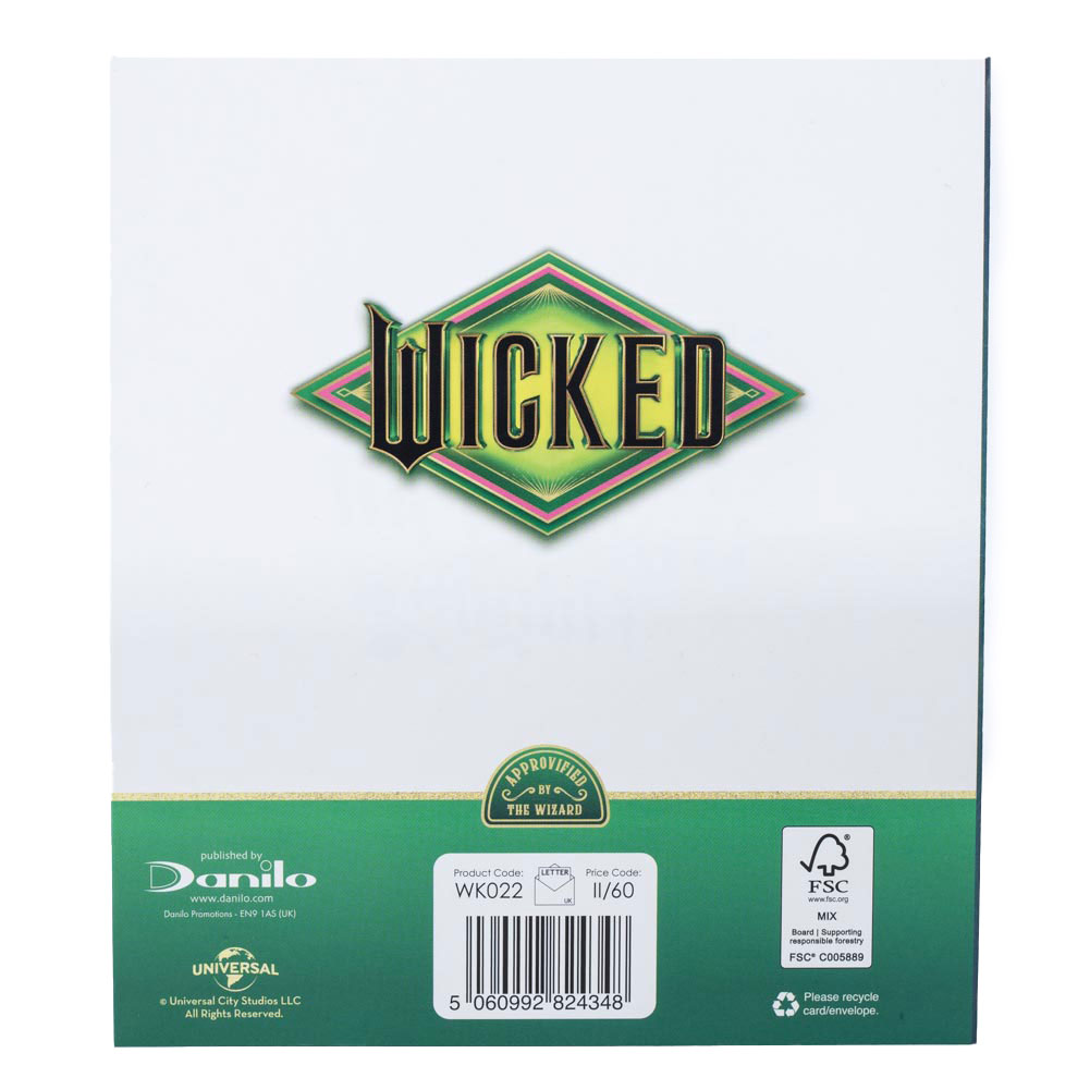 TM 07285 Wicked Elphaba Birthday Card
