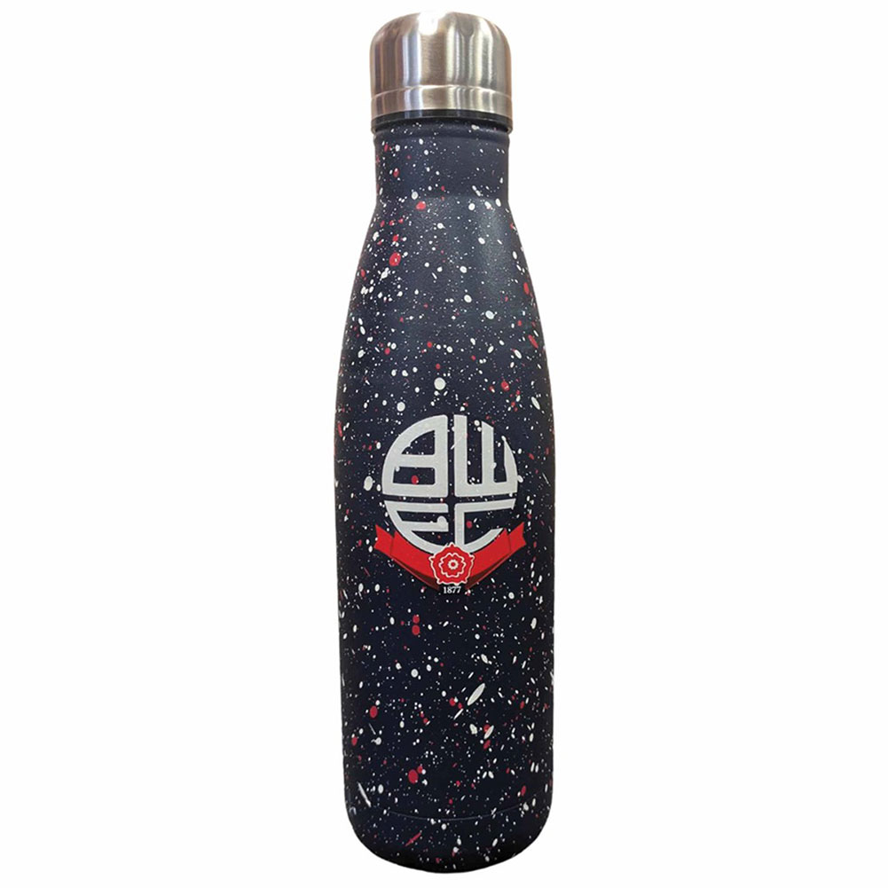 Bolton Wanderers FC Paint Splatter Thermal Flask