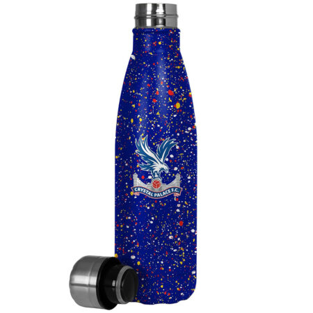 TM 07301 Crystal Palace FC Paint Splatter Thermal Flask