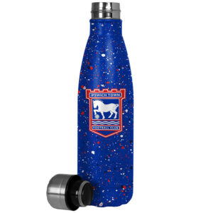TM 07302 Ipswich Town FC Paint Splatter Thermal Flask