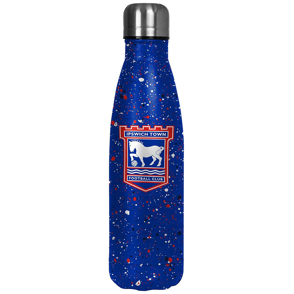 Ipswich Town FC Paint Splatter Thermal Flask Ipswich Town FC Paint Splatter Thermal Flask
