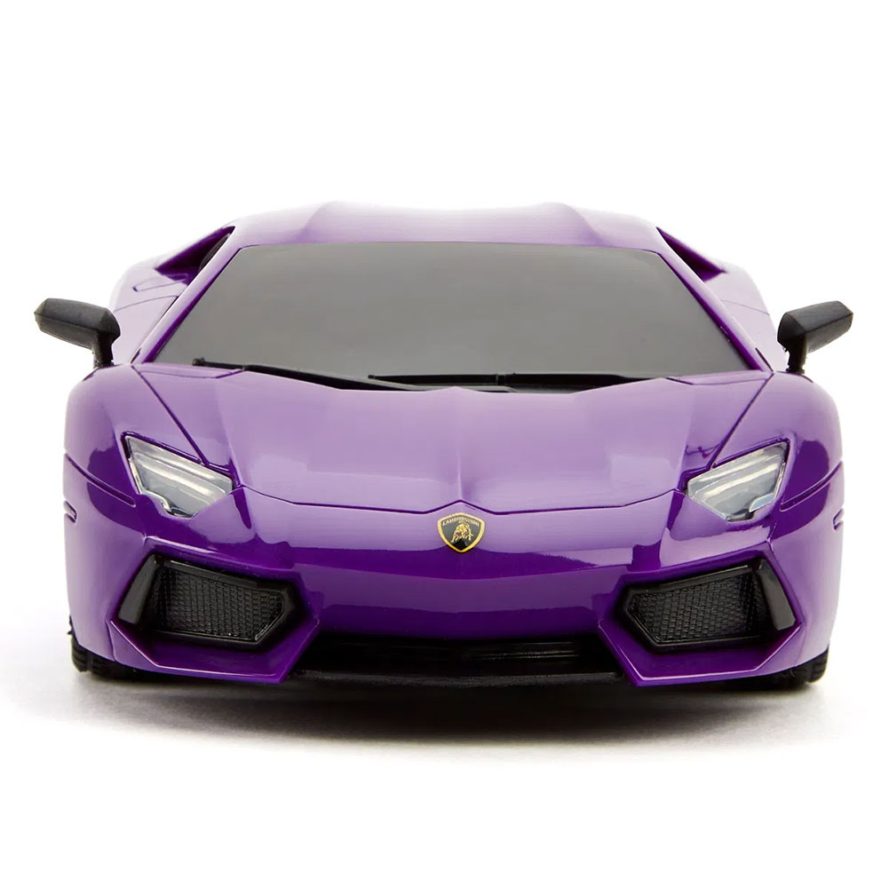 TM 07340 Lamborghini Aventador Radio Controlled Car 1 24 Scale Purple