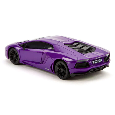 TM 07340 Lamborghini Aventador Radio Controlled Car 1 24 Scale Purple