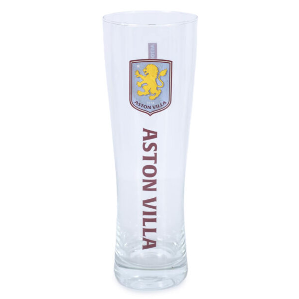 Aston Villa FC Tall Beer Glass