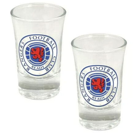 TM 07371 Rangers FC 2pk Shot Glass Set