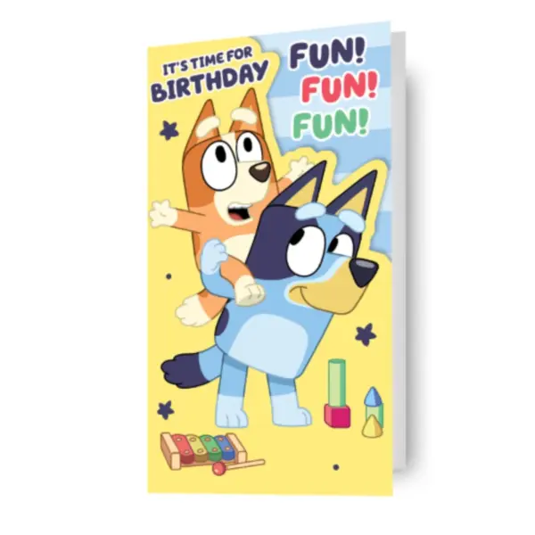 Bluey Fun Birthday Card