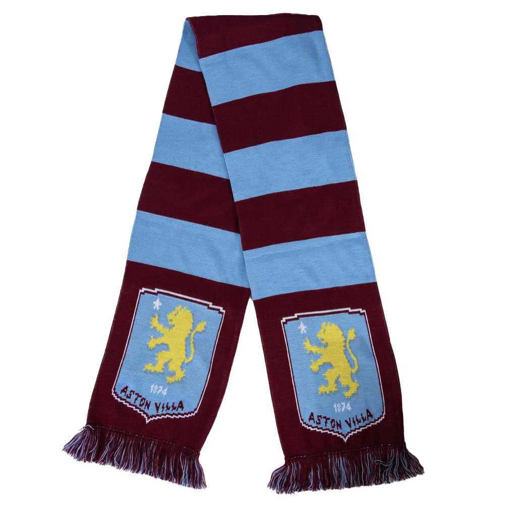 aston villa fc bar scarf