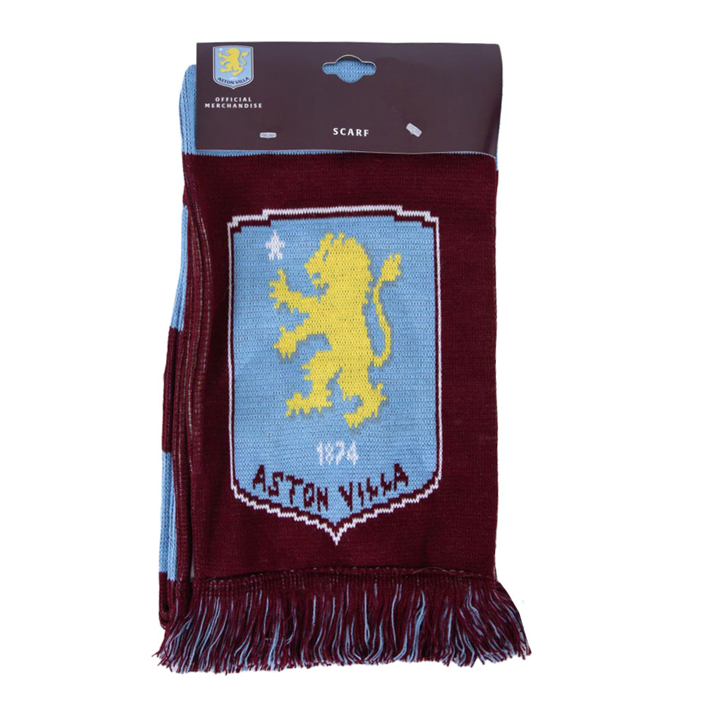 aston villa fc bar scarf