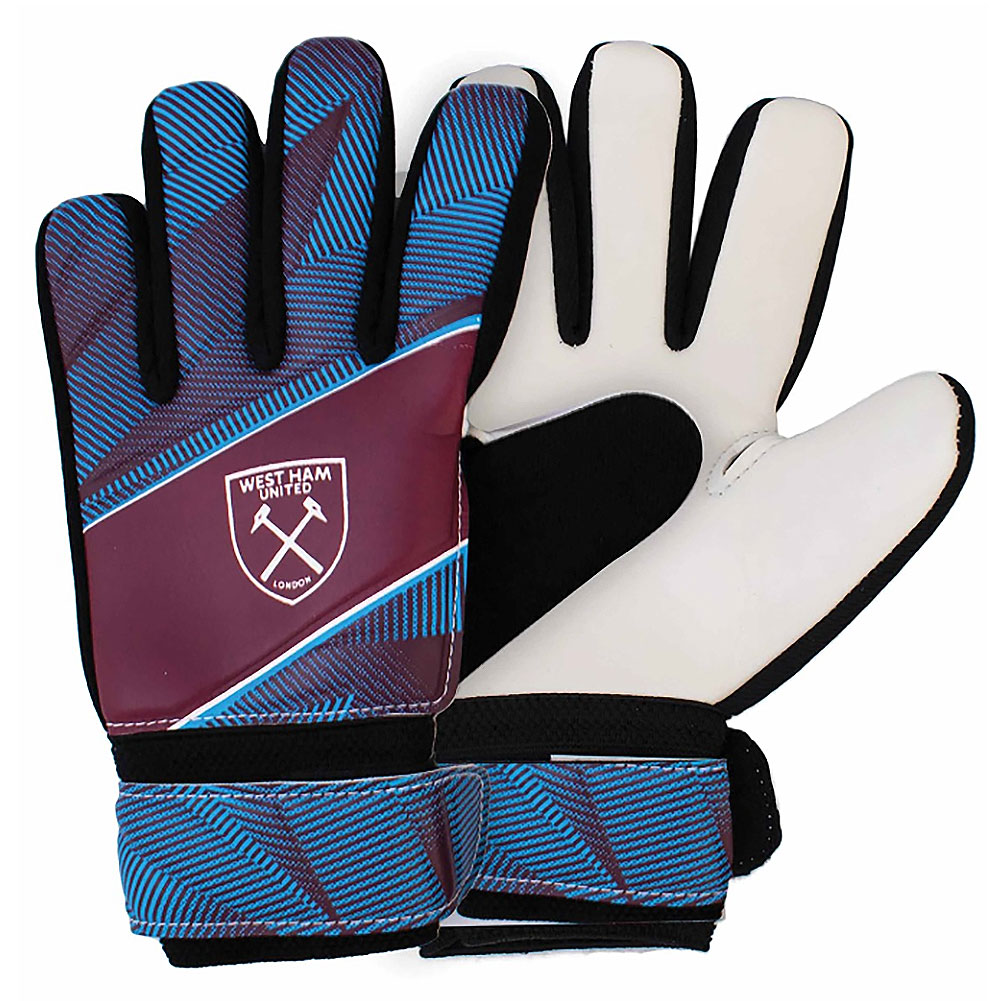 west ham united fc fuse goalkeeper gloves kids