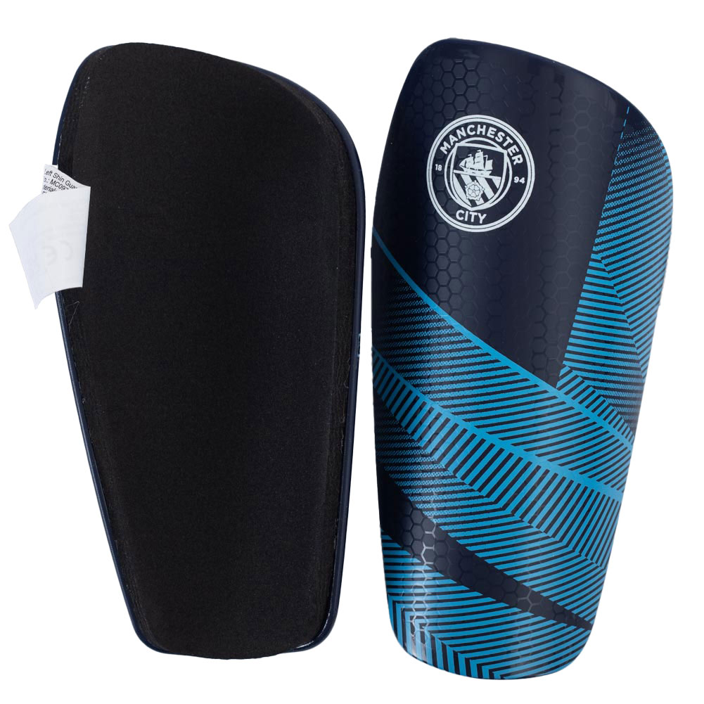 manchester city fc fuse shin pads youths