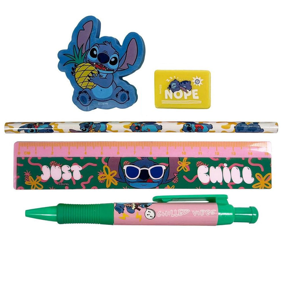 lilo & stitch 5pc stationery set