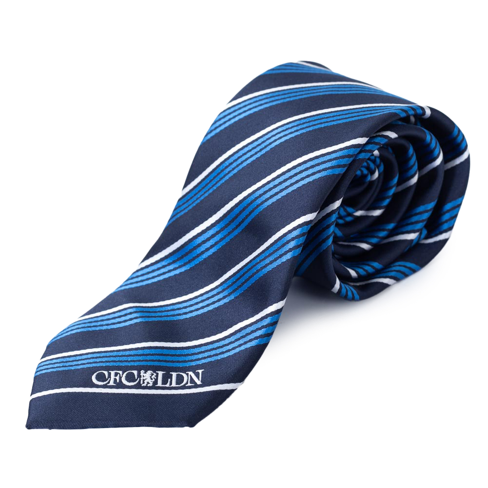 chelsea fc stripe tie