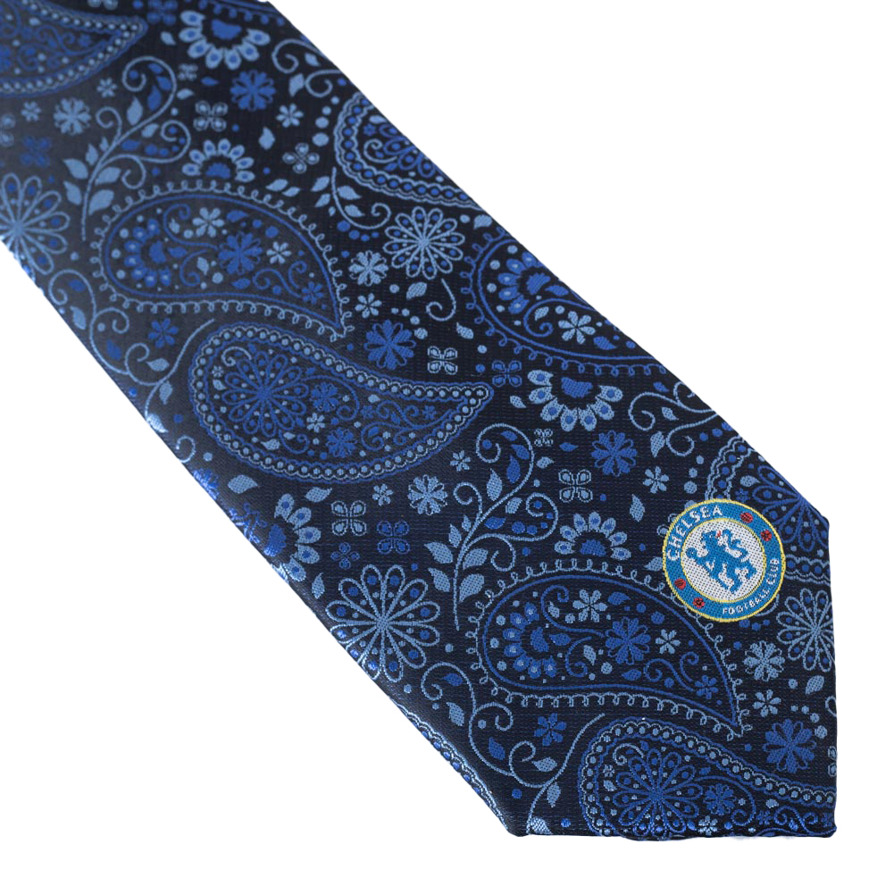 chelsea fc paisley tie