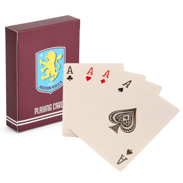 aston villa fc playing cards