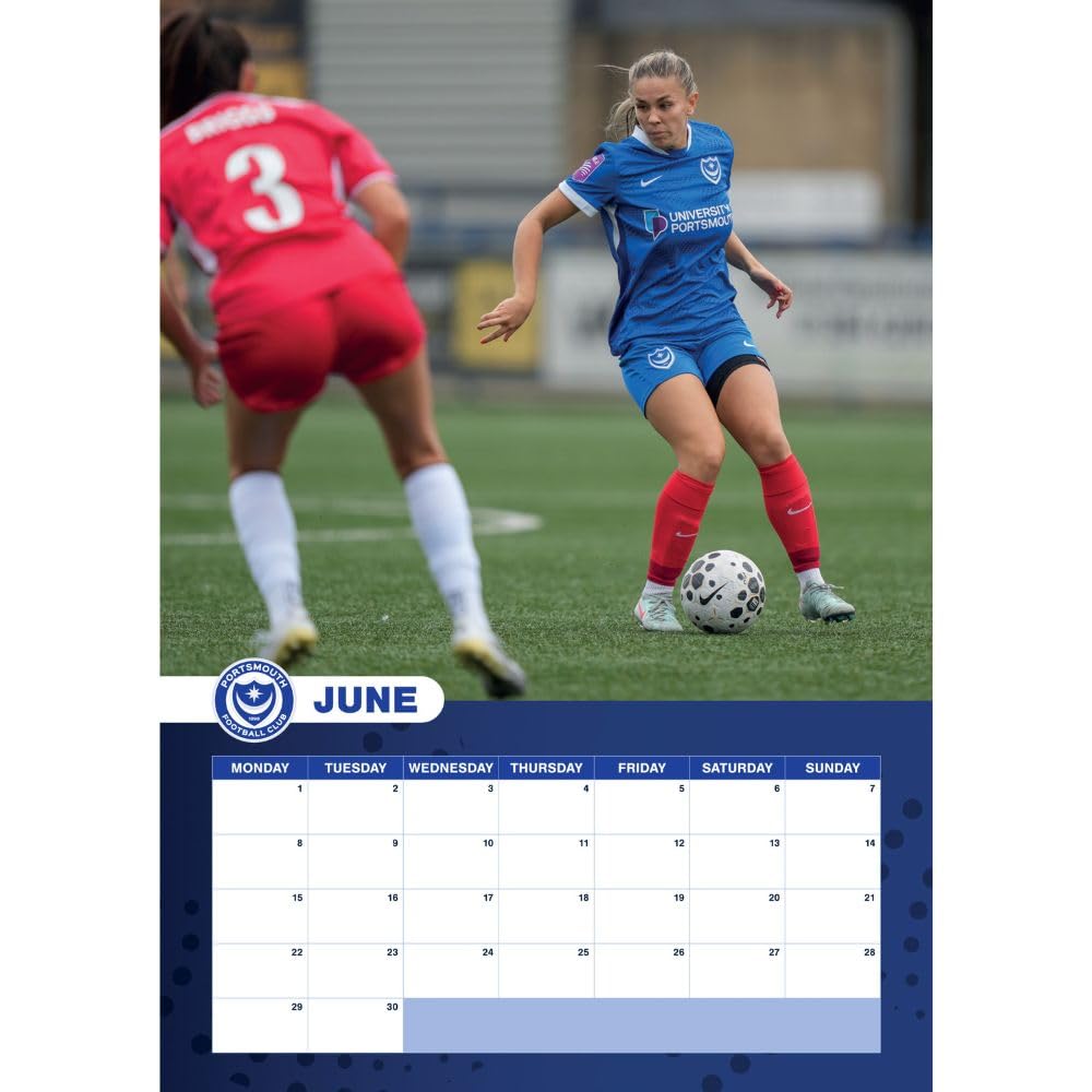 portsmouth fc a3 calendar 2026