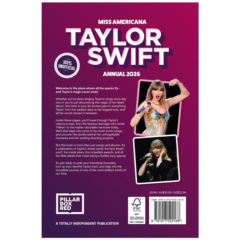taylor swift annual 2026