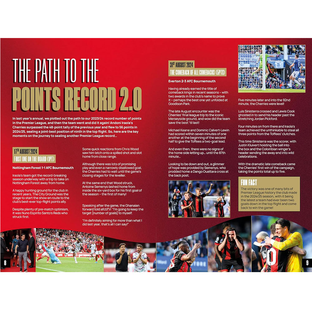 afc bournemouth annual 2026