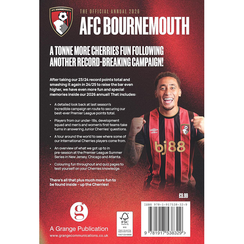 afc bournemouth annual 2026