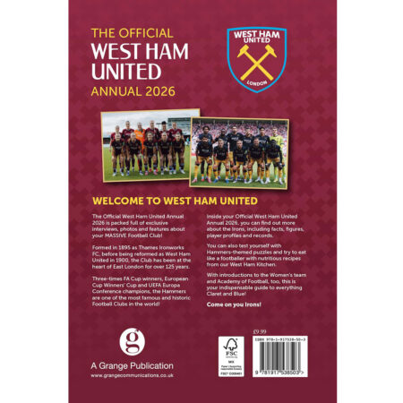 west ham united fc annual 2026