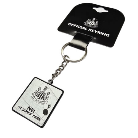 newcastle united fc route to st james' park keyring